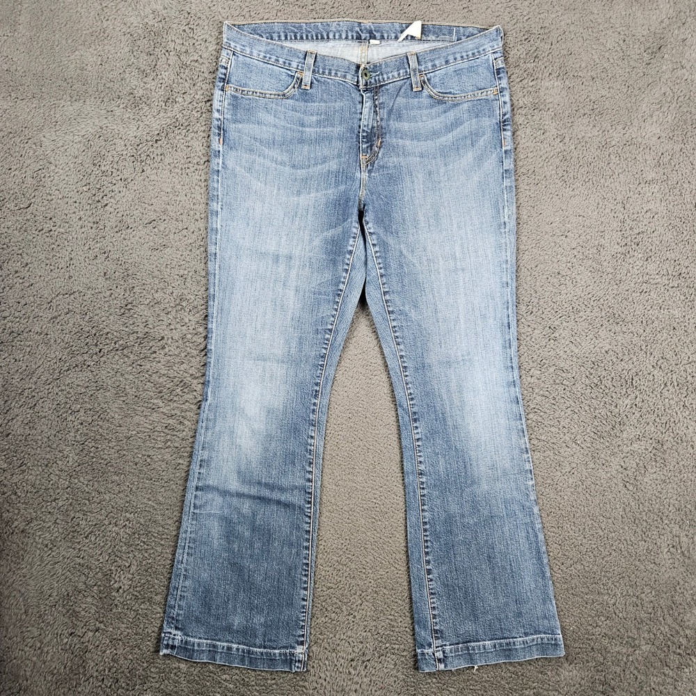 Gap Long and Lean Jeans Womens 12R‎ Medium Stretch Flare Mid Rise